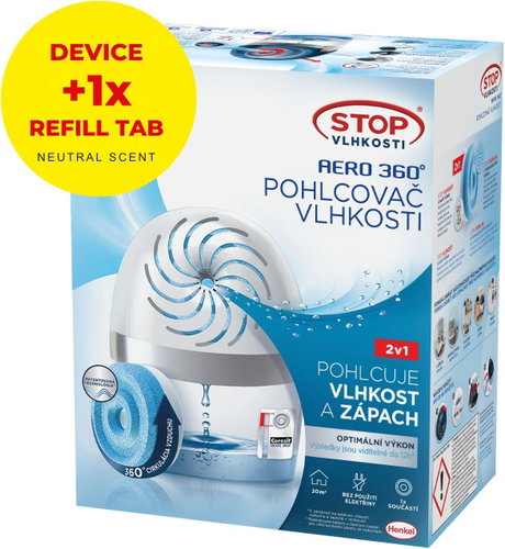 STOP MOISTURE Aero 360° white 450 g Main image STOP MOISTURE Aero 360° white 450 g - Dehumidifier - Main image