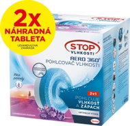 STOP VLHKOSTI Aero 360° AROMATHERAPY relaxačná levanduľa 2× 450 g náhradné tablety - Pohlcovač vlhkosti