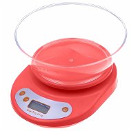 Verk 17025 Digitální kuchyňská váha 5 kg + miska červená - Kitchen Scale