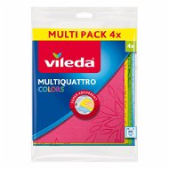 VILEDA Multiquattro Colors, 4db - Törlőkendő
