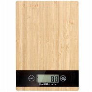 Verk 17099 Bambusová kuchynská váha 5 kg LCD 23 × 16 cm - Kuchynská váha