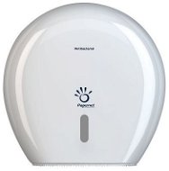 PAPERNET Magazine for Maxi Jumbo Antibacterial Plastic,  White - Toilet Roll Dispenser