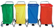 EASTMOP Pedal Bag IV Cleaning trolley, 4 × 120 l - Cart