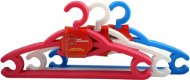 HOMEPOINT Solid hanger, mix of colours, 5 pcs - Hanger