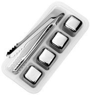 ECOCARE stainless steel ice mold for 4 pcs + pliers - Ice Cube Tray