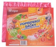 VIPOR HDPE Freezing Bag 20 × 30cm, 50 pcs, Red - Bag