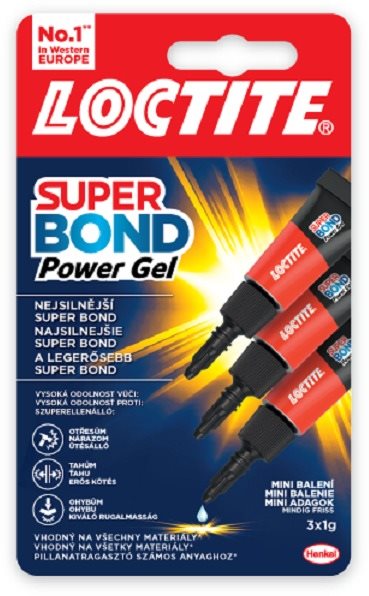 LOCTITE Super Bond Power Gel Mini Trio 3× 1g