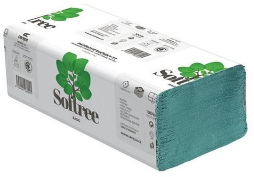 CEREPA 1-layer, Green 20×250 pcs - Hand Paper Towels - Main image