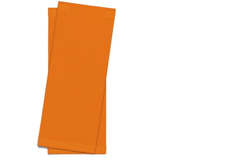 INFIBRA Orange Pocket with White Napkins 125 pcs - Paper Napkins - Main image