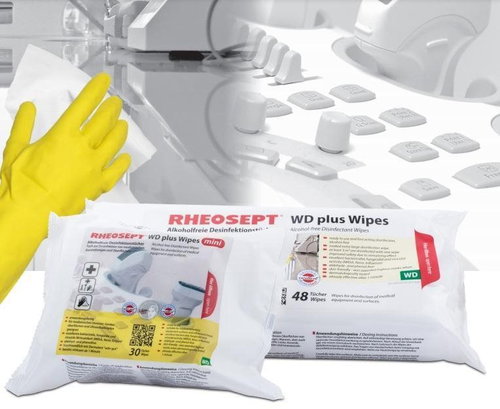 RHEOSEPT WD Plus Mini for Surfaces 30 pcs - Cleaning Wipes - Main image