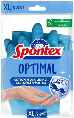 SPONTEX Optimal size XL - Cleaning Gloves - Main image