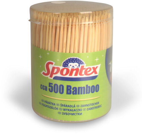 SPONTEX Bamboo toothpicks 500 pcs - Toothpicks - Main image