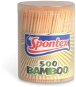 SPONTEX Bambusz fogpiszkáló 500 db - Fogpiszkáló