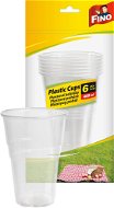 FINO Plastic Cups 400ml, 6 pcs - Container