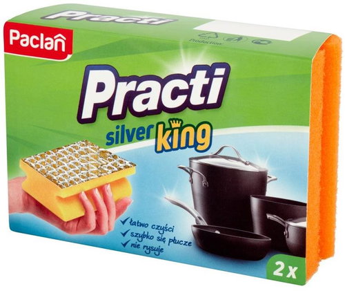 PACLAN Silver King 2 ks - Dish Sponge - Main image