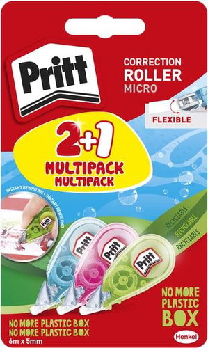 PRITT Micro Correction Roller 3 pcs - Correction Tape - Main image