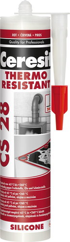 CERESIT CS 28 Thermo resistant, red 280 ml - Putty - Main image