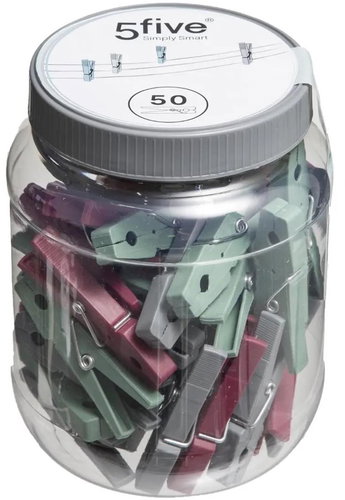 5FIVE Clothes pegs 50 pcs - Clothes Pegs - Main image