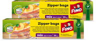 FINO Zipper mix of sizes 2×30 pcs - Food Storage Bags
