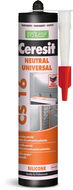 CERESIT Neutrální silikon CS 16 transparent 280 ml  - Silikon