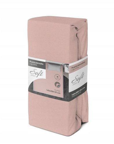 FARO Sheet 160 × 200 cm, pink - Bedsheet - Main image
