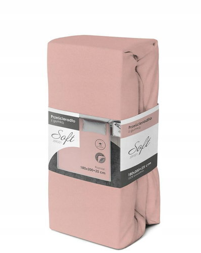 FARO Sheet 180 × 200 cm, pink - Bedsheet - Main image