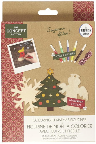 CMP Christmas decorative figures to colour - Christmas Ornaments - Main image