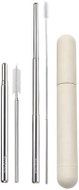 ECOCARE Ecological telescopic straw Silver 1 piece - Straw