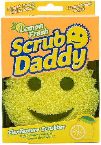SCRUB DADDY Daddy Fresh Lemon, yellow - Dish Sponge - Main image