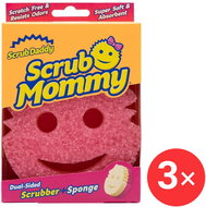 Mosogatószivacs Scrub Daddy Scrub Mommy Pink Single, rózsaszín - Houbička na nádobí