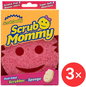 Mosogatószivacs Scrub Daddy Scrub Mommy Pink Single, rózsaszín - Houbička na nádobí