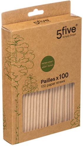 5FIVE Papír, készlet, 100 darab Fő fotó 5FIVE Papír, készlet, 100 darab - Szívószál - Fő fotó