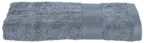 Atmosphera Cotton hand towel 90 × 50 cm, dark grey - Towel - Main image