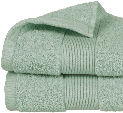 Atmosphera Cotton hand towel 90 × 50 cm, celadon shade - Towel - Main image