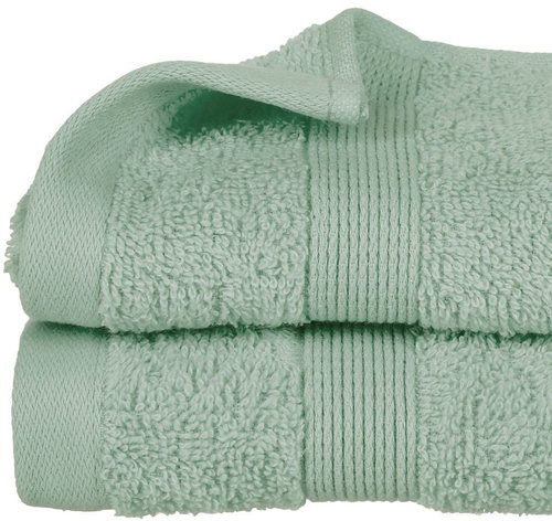 Atmosphera Small towel 30 × 50 cm, cotton, celadon shade - Towel - Main image