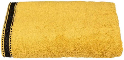 Atmosphera Bath towel JOIA 70 × 130 cm, cotton, yellow - Towel - Main image