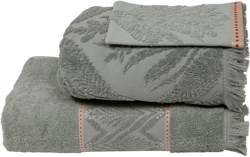 Atmosphera Set of 3 bathroom towels WILD ROMANCE, cotton 400 g/m2 - Towel - Main image