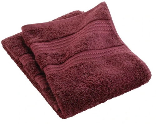 Douceur d'intérieur Terry towel EXCELLENCE 50 × 90 cm, burgundy - Towel - Main image