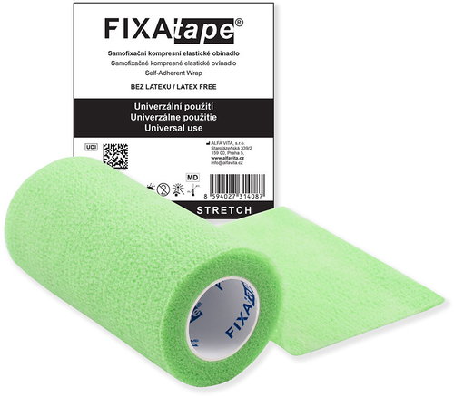 FIXAtape Stretch 10 × 450 cm green - Medical Bandage - Main image