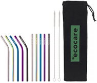 ECOCARE Metal straws short mix 10 pcs - Straw