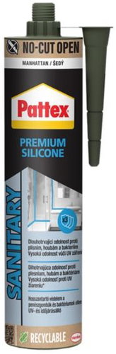 PATTEX Premium Sanitary Silicone Manhattan 280ml - Silicone - Main image