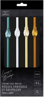 CMP Glass straws with cleaning brush Pineapple 4 pcs - Straw