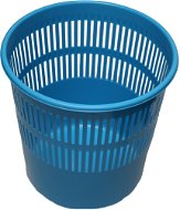 HOMEPOINT  Kôš na odpad dierovaný modrý - Odpadkový kôš