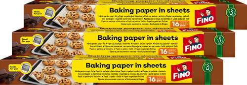 FINO Baking paper 3 pcs - Baking Paper - Main image