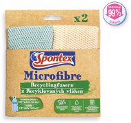 Cloth SPONTEX Recycled Fibre Microfiber Cloth 2 Pcs - Hadřík
