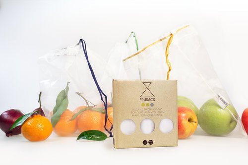 FRUSACK Trio Cornstar 32 × 32 cm, 3 db - Ételtároló tasak - Fő fotó