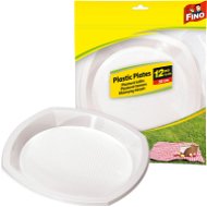 FINO Plastic Plates 12 pcs - Camping Utensils
