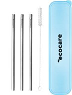 ECOCARE Metal Straws Set Blue Case - Straw