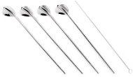 ECOCARE Spoons with Straw Set 4 pcs Silver - Straw