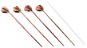ECOCARE Spoons with Straw Set of 4 Rose Gold - Straw